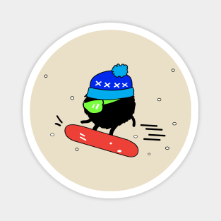 snowboarding Magnet